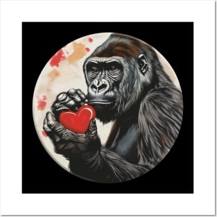 Gorilla Love Design Posters and Art